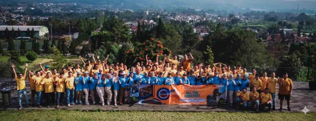 BRI Jakarta melakukan Paket Outbound Gathering Lembang