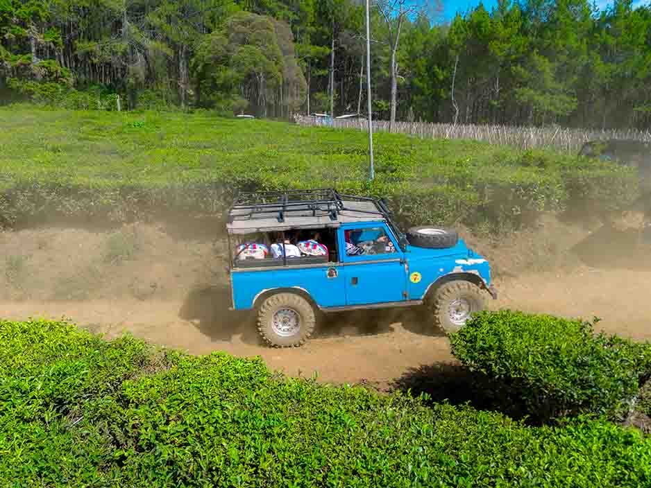 fun offroad pangalengan melaju di kebun teh