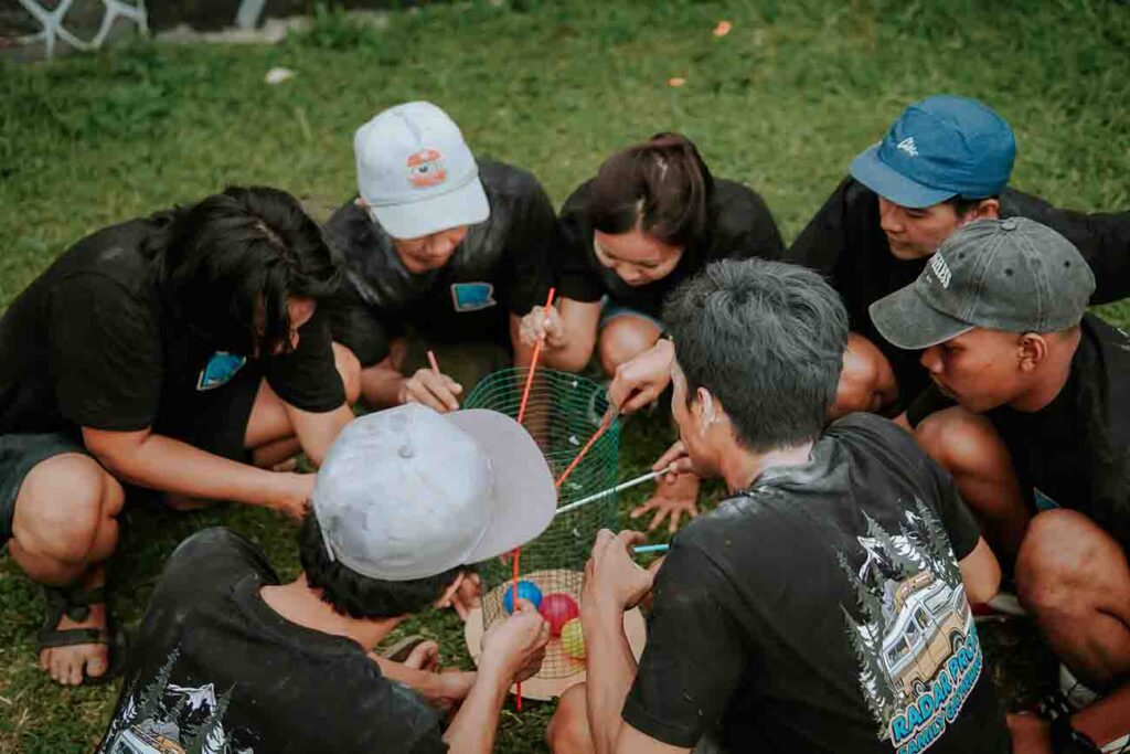 keseruan outbound garut