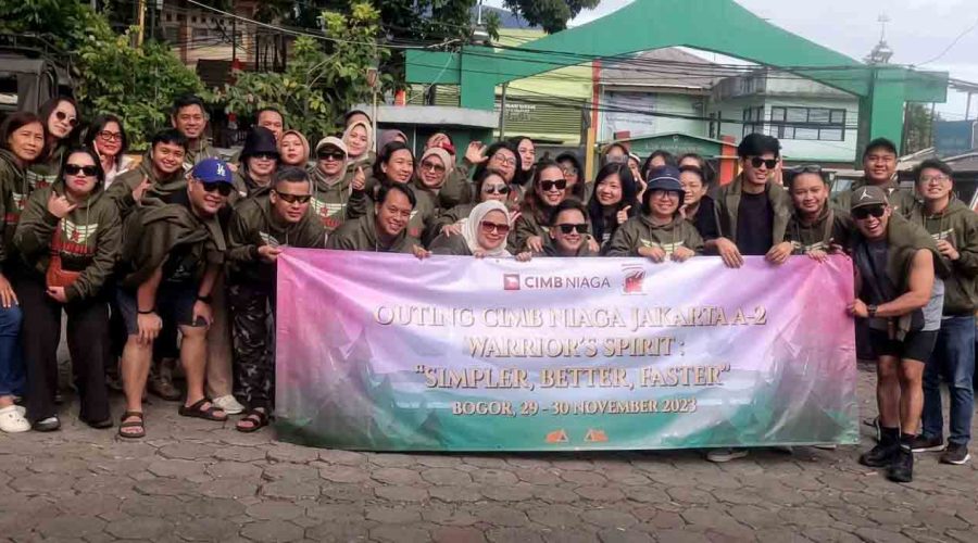 CIMB sedang Fun Offroad Bogor