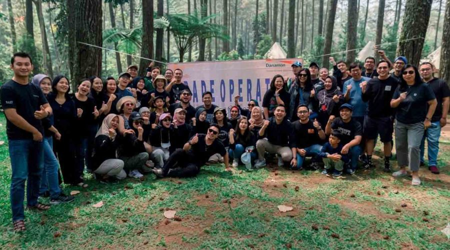 staff Danamon Jakarta Paket Outbound Gathering