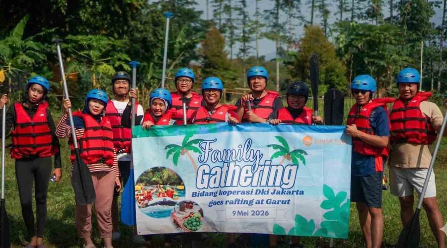 Kemenkop berani Rafting