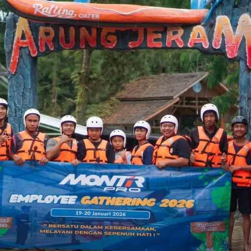 Montir Pro Depok – Rafting Sariater Montir Pro jadi peserta paket gathering outbound sariater