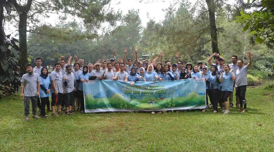 Pertamina sedang Paket Outbound Gathering Capacity Building Sariater